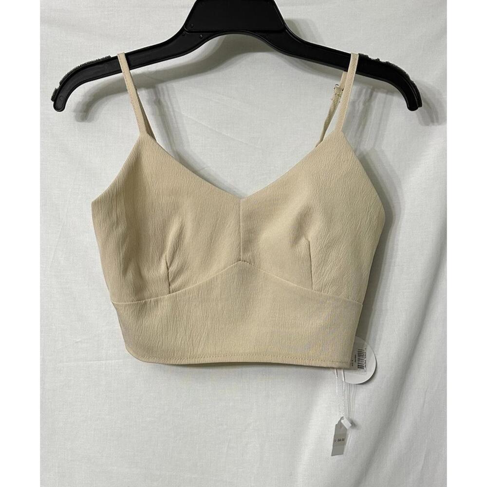 NWT Seetkama Womens SpaghettiStrap Stretch Halter Top‎ Shirt Size Small